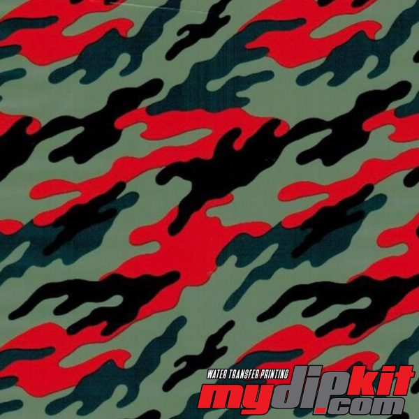 red, black, and grey diagonal digital camo