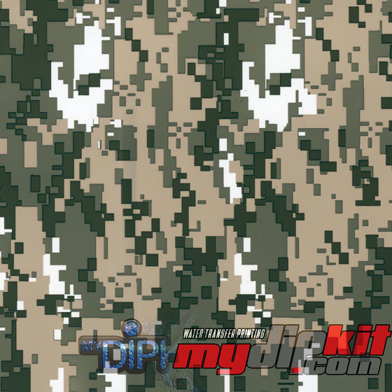 Grey Camo Pattern Poster Size A4 / A3 Camouflage Army Forces Poster Gift  #13120