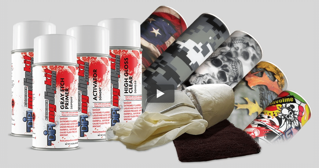 Dry Forest Camo CAM14 HydroDipping Hydrographics Dip Kit Home Starter Kit 